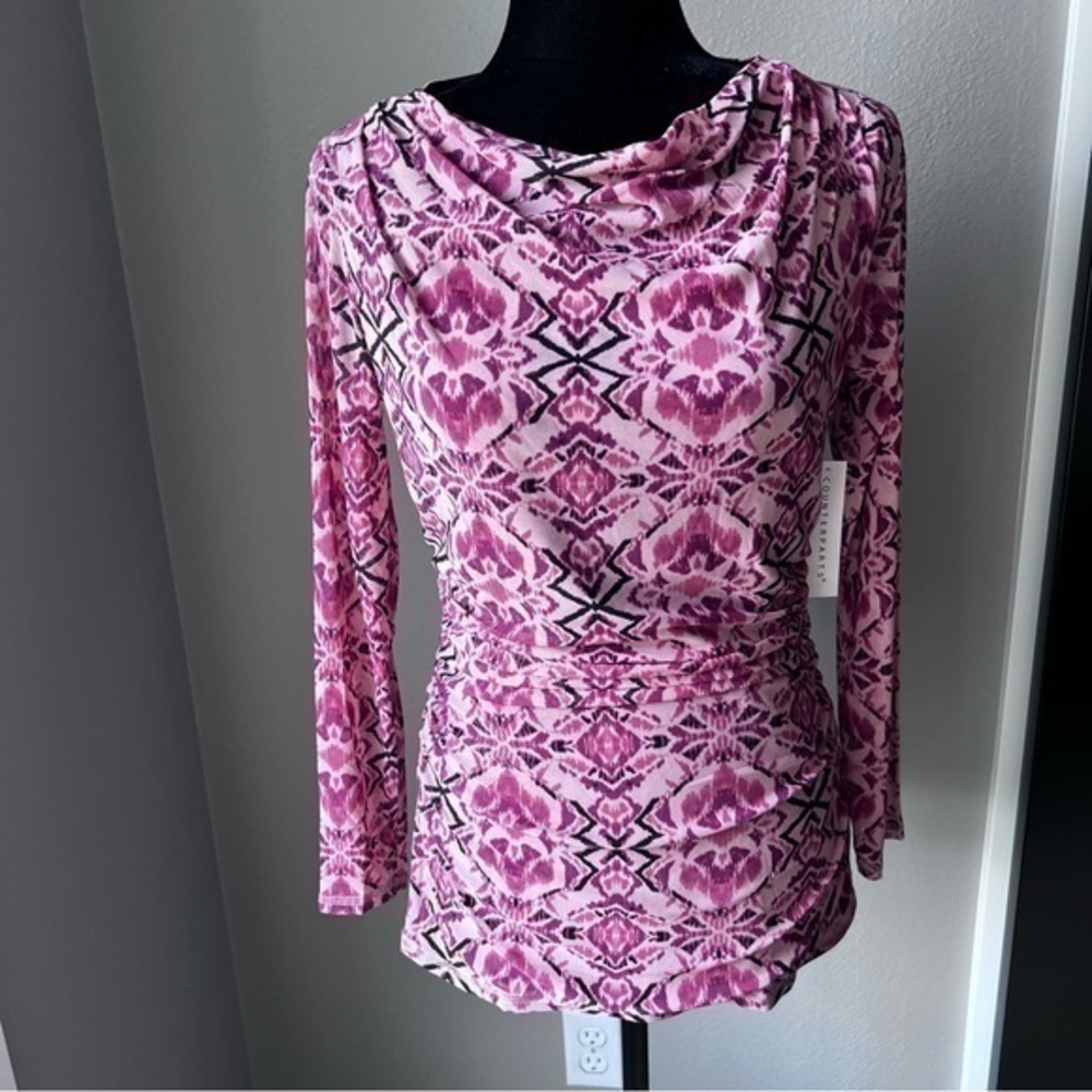 NWT Counterparts long sleeve tunic size small